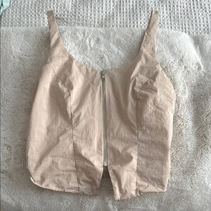 Abercrombie Zip Up Corset Top
